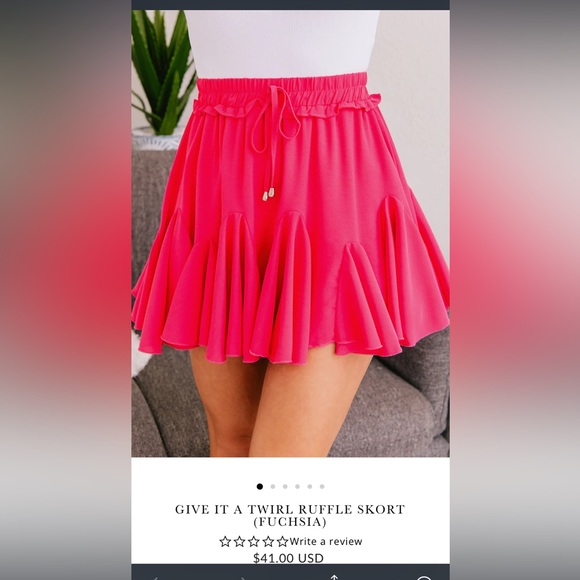 Twirly Ruffle Skort - Picture 1 of 3